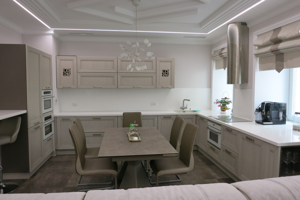 Гостиная с биокамином