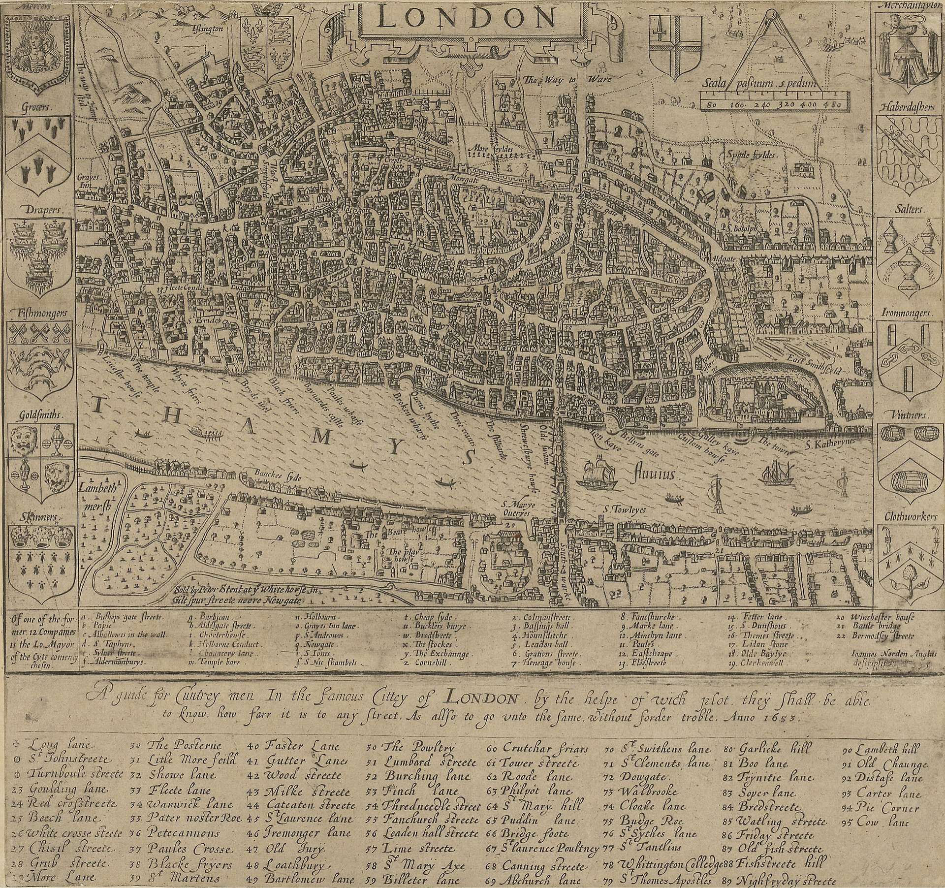 London Map 1593