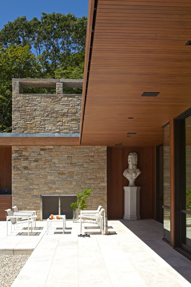 Amagansett Bell Estate Modern Patio New York by Kevin O'Sullivan + Associates Houzz