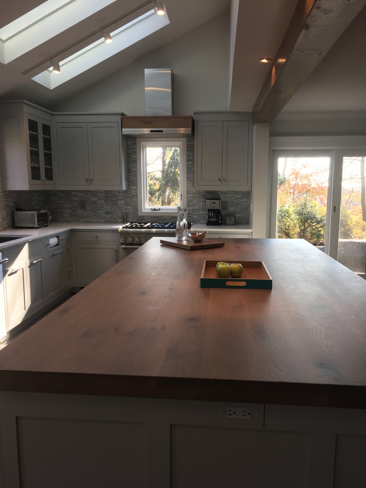 Renovation of a Kitchen in Scarsdale Before and After Pictures Modern