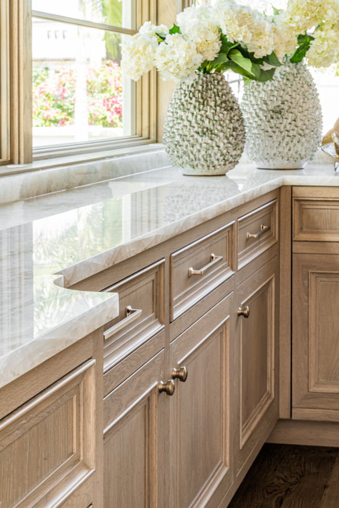 Kitchen - transitional kitchen idea in Miami