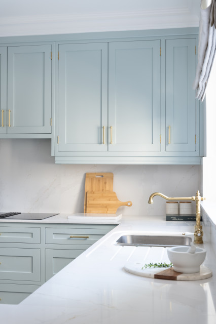 Tranquil Townhouse Open Plan KLD mediterranean-kitchen