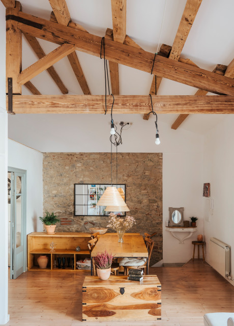 Maresme rustikal-esszimmer