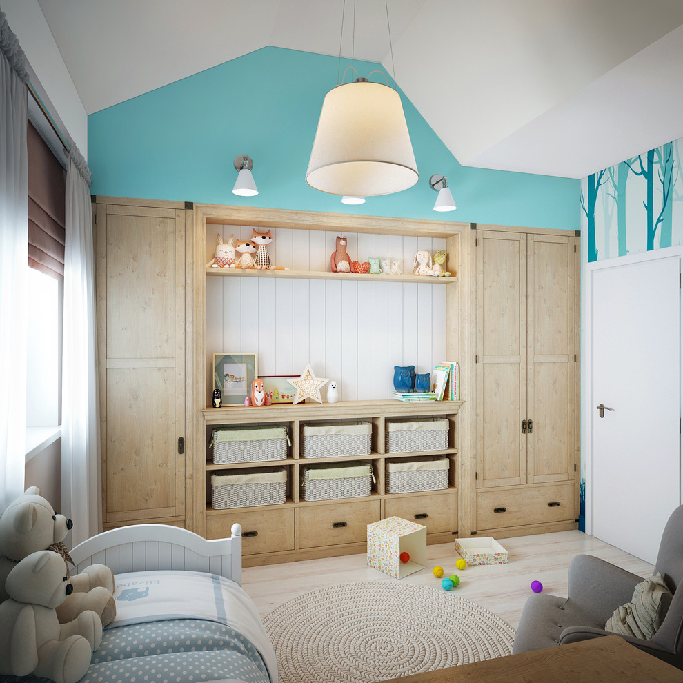 Светлый мансардный интерьер.Салтыковка