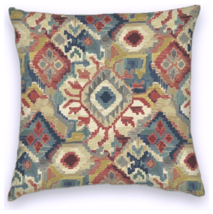 Blue Red Southwestern Style Cotton Decorative Throw Pillow Cover Unique Southwest Style Decorative Pillows Blue Red Southwestern Style Cotton Decorative Throw Pillow Cover Unique Southwest Style Decorative Pillows