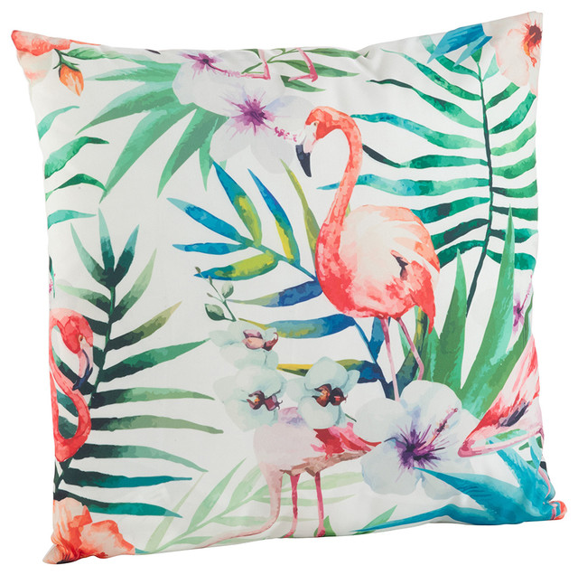 Home Indoor Outdoor Decor Tropical Print Throw Pillow Tropical