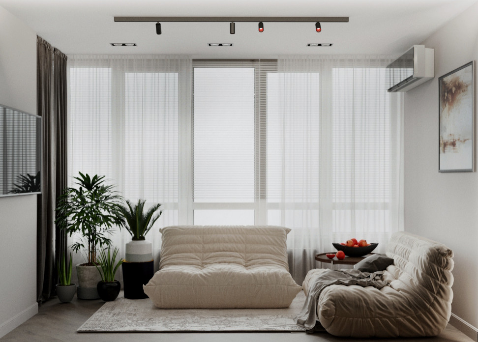 ДИЗАЙН ПРОЕКТ КВАРТИРЫ 52М2