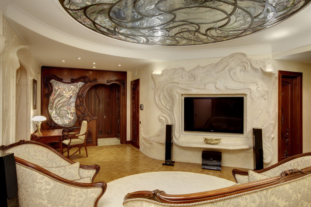 квартира в стиле русского модерна