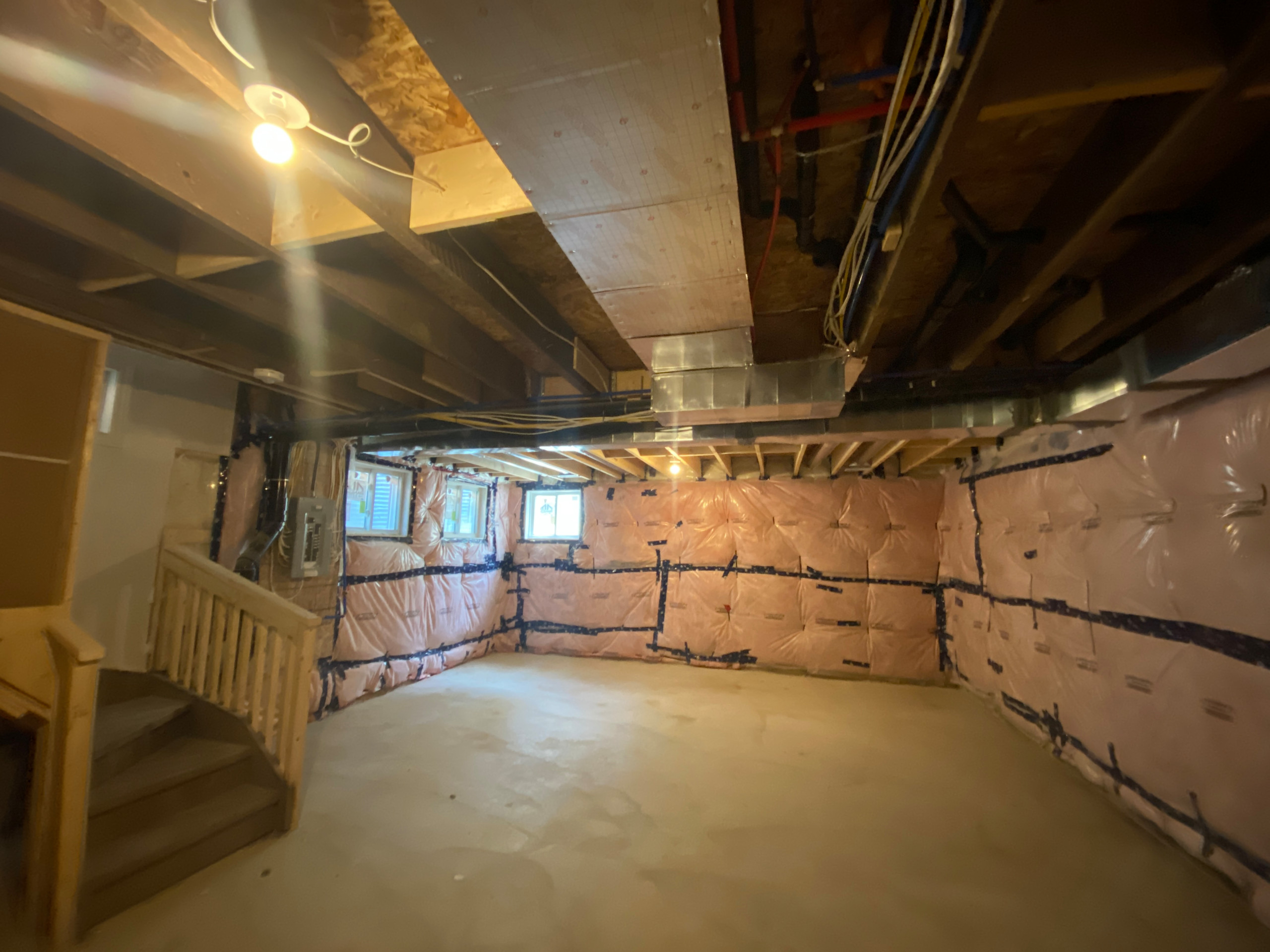 Full height basement