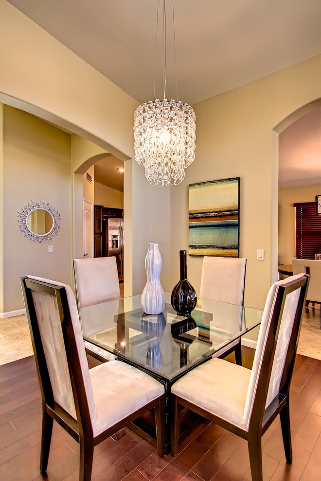 Photo of a contemporary dining room in Phoenix.