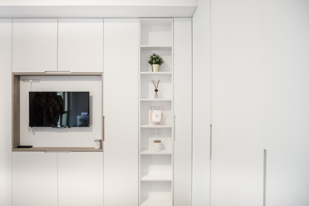 This is an example of a modern bedroom in Singapore.