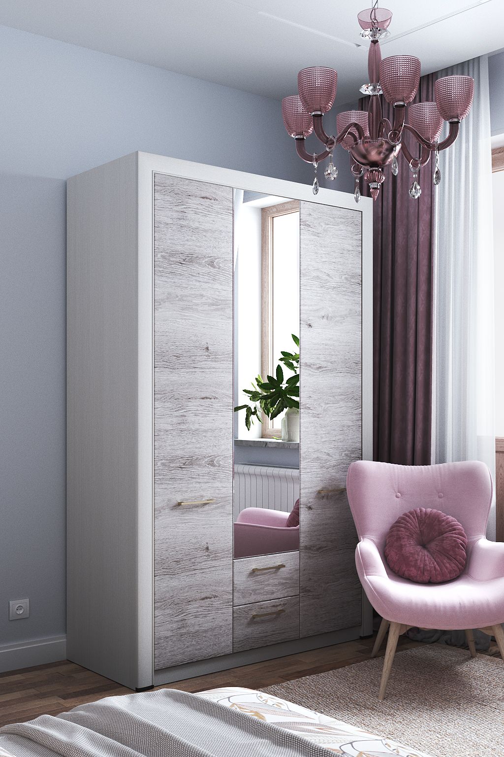 Для счастливой жизни. Проект квартиры 90 м2.