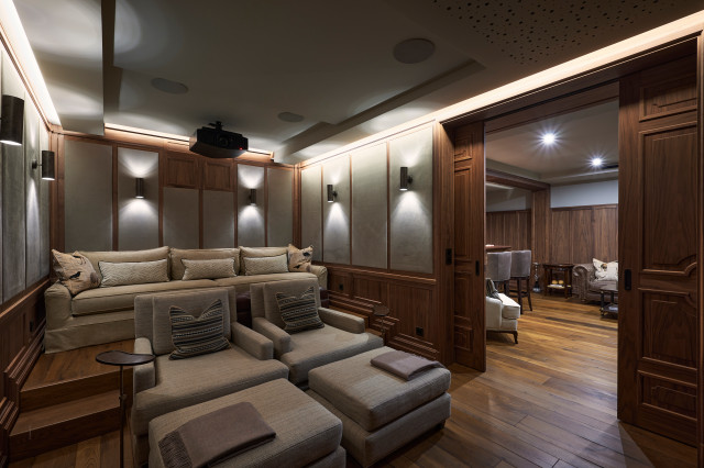 Mougins Villa classique-salle-de-cinema