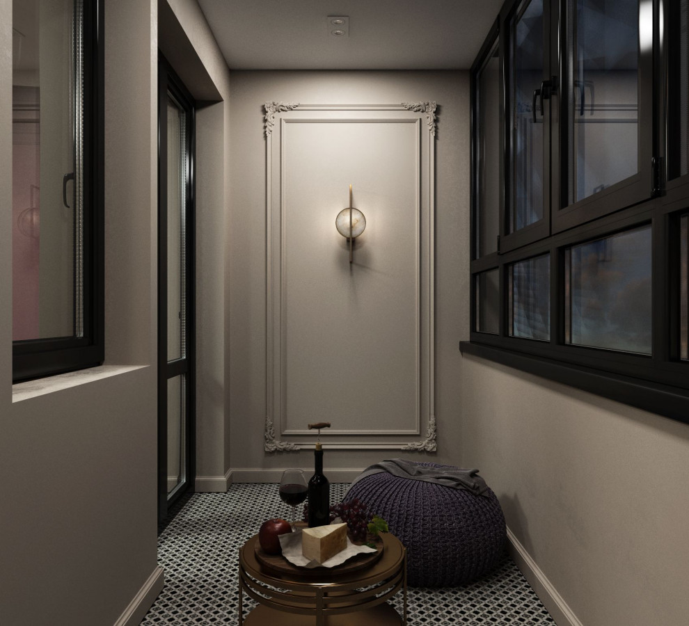 Визуализации спальной и ванной комнат.