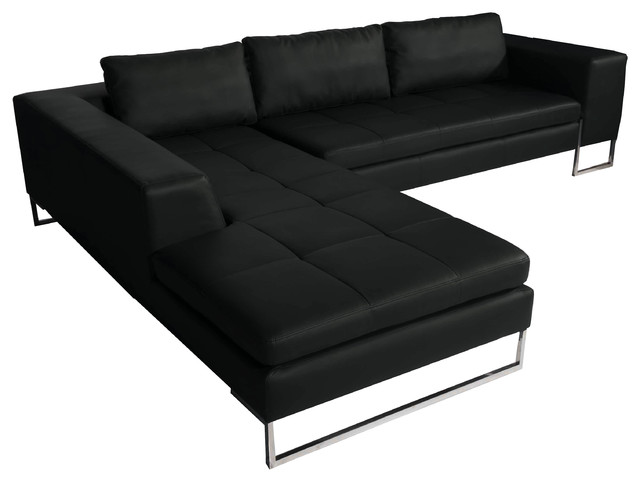 Lexington Faux Leather Sectional Sofa Contemporary Lexington Faux Leather Sectional Sofa