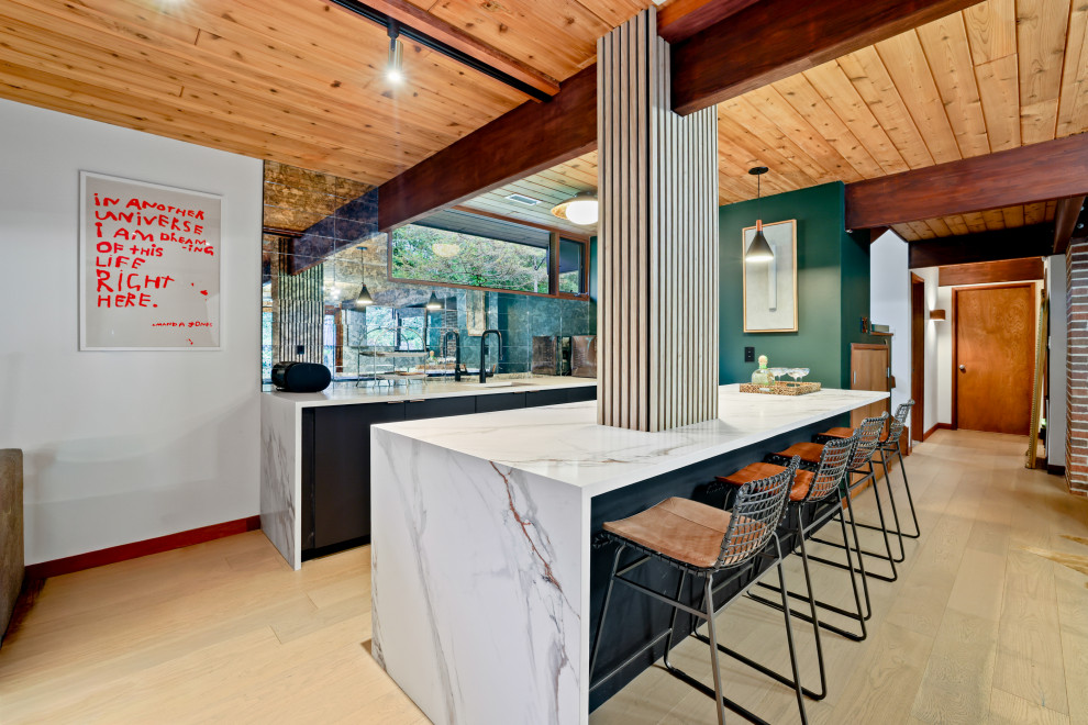 Great Falls Mid Century Modern - Midcentury - Home Bar - DC Metro - by ...