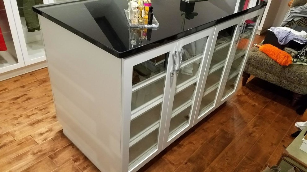 Closet with Display Cabinets