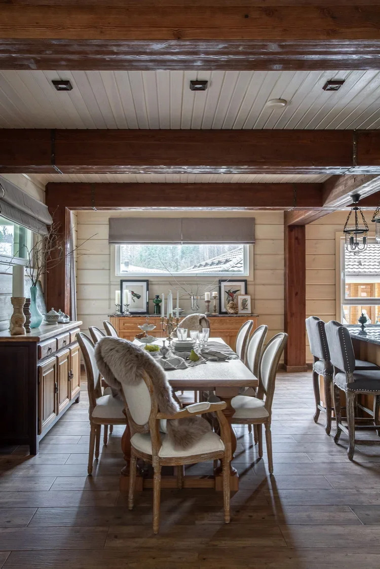 Элегантное шале 287 м2, дом из клееного бруса