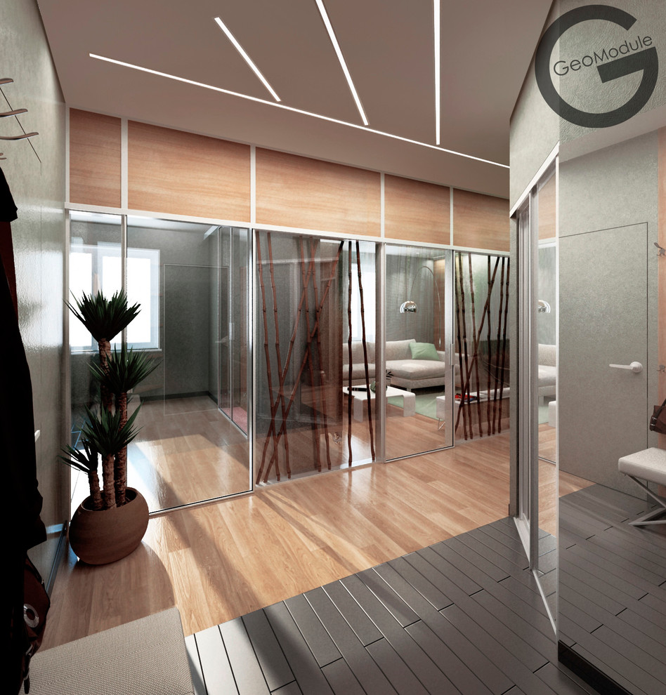 Проект квартиры для девушки.  "Лесная роща"