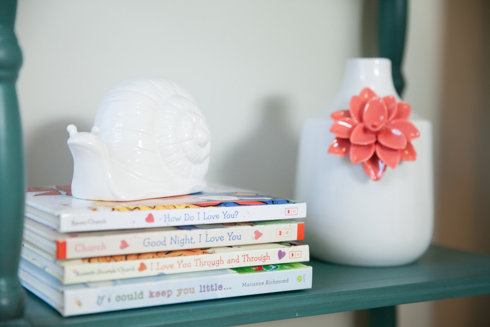 Baby Girl Nursery - Bookcase - Gilmore Studios