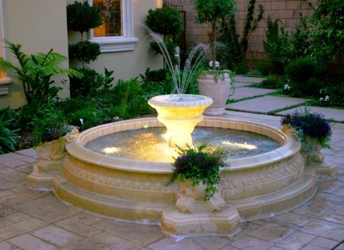 Water Features american-traditional-patio