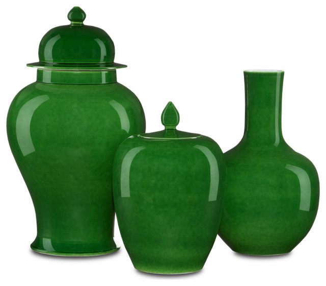 Large Empreinte Vase in Green 175 ex main image 1