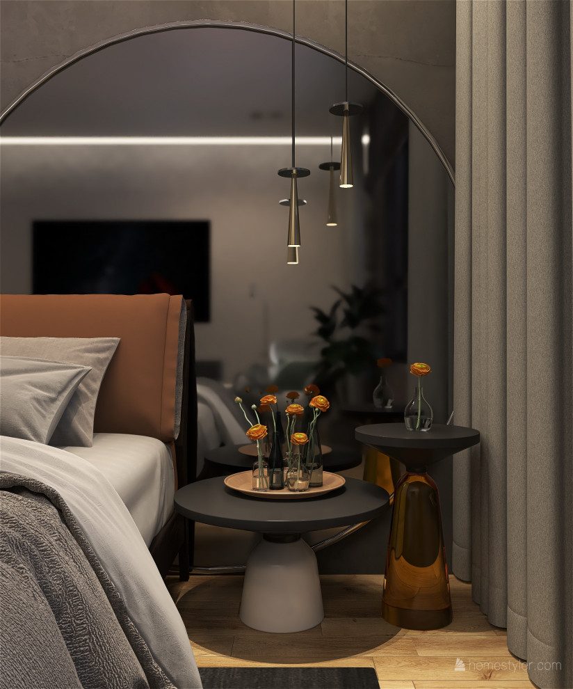 Спальня из проекта "Gray"