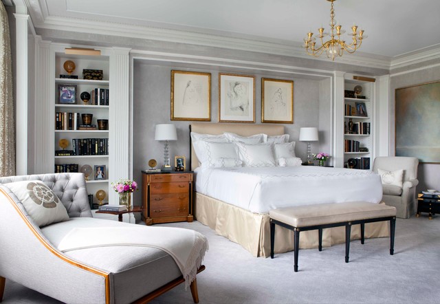 Combination & Renovation of a Fifth Avenue Apartment klassisch-schlafzimmer