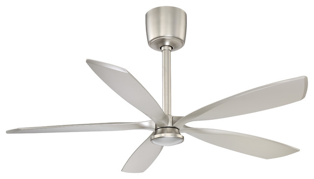 Phantom 54 Led Satin Nickel Dc Motor Ceiling Fan Transitional Led Satin Nickel Dc Motor Ceiling Fan