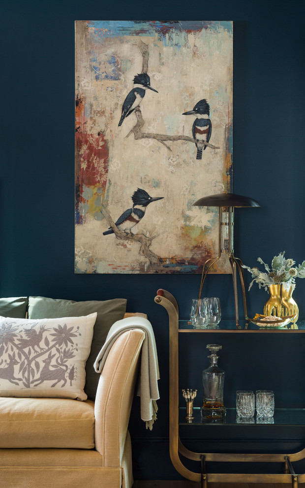 Inspiration for an eclectic living room remodel in Atlanta