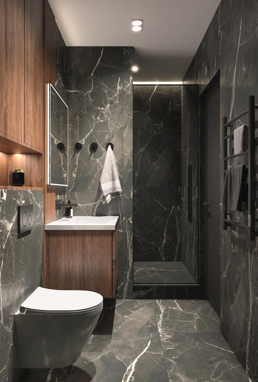 Дизайн-проект гостевого санузла