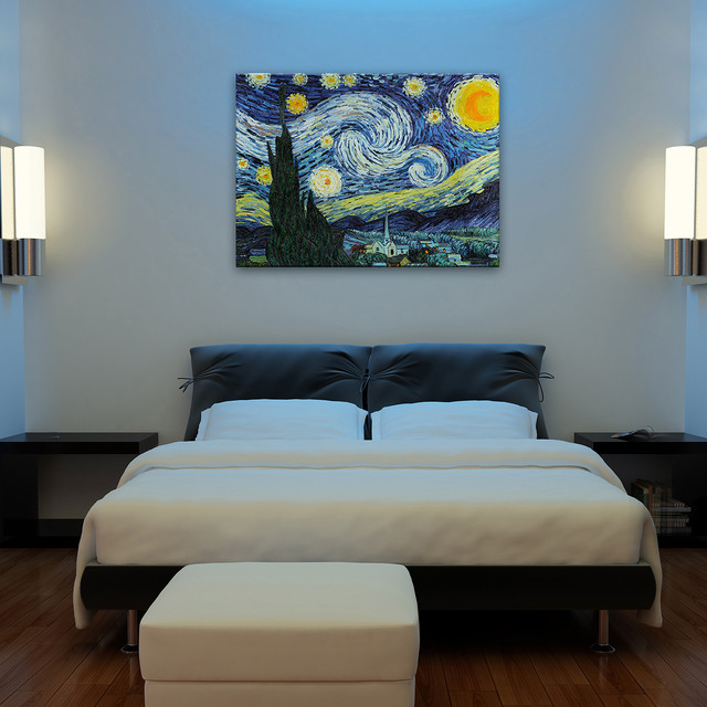 Oil Paintings For Bedrooms Minimalistisch Schlafzimmer