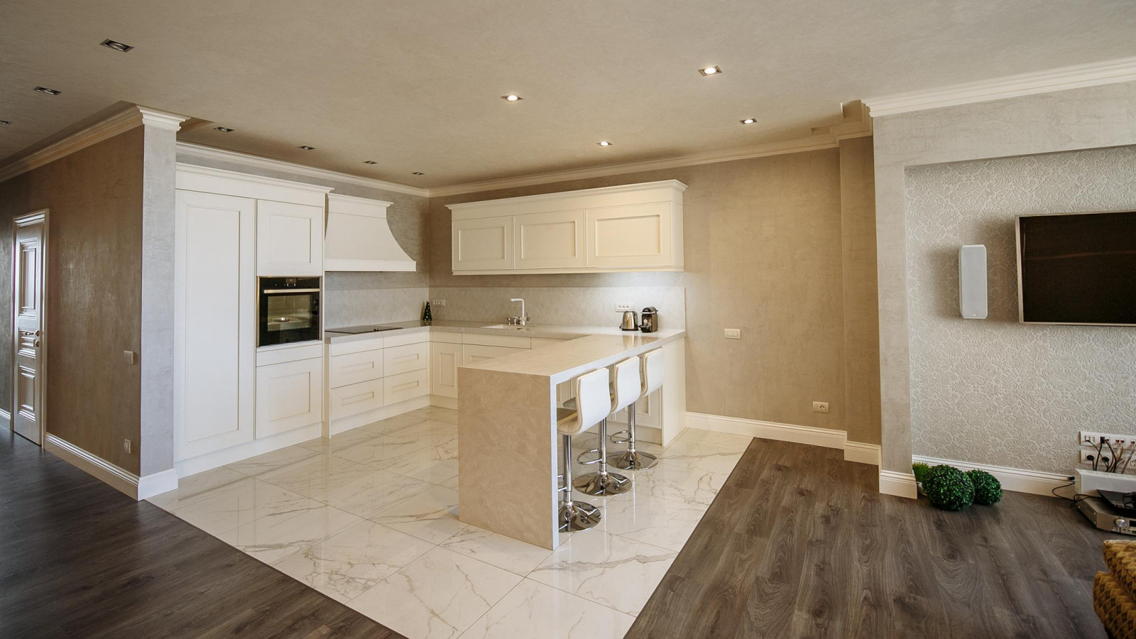 Квартира в стиле лофт (с элементами классики)