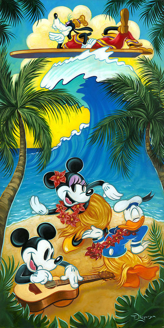 Disney Fine Art Giclee Tropical Life Hand Signed by Tim Rogerson