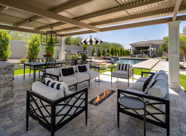 Paradise Drive transitional-patio