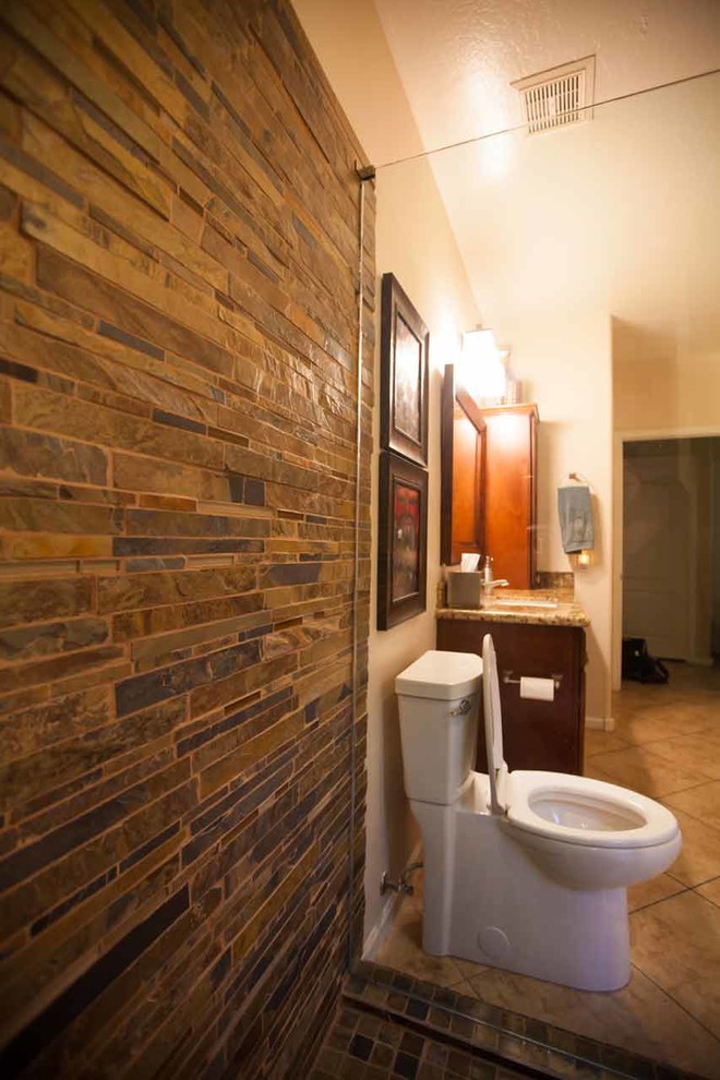 Inspiration for a transitional bathroom remodel in Phoenix