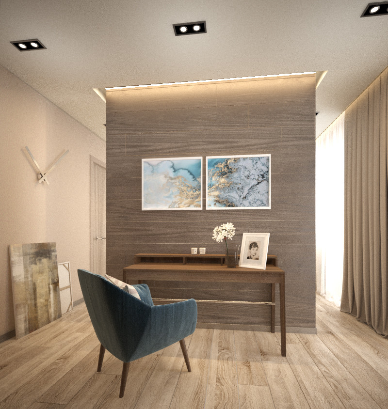 Дизайн-проект квартиры для семьи из 4-х человек