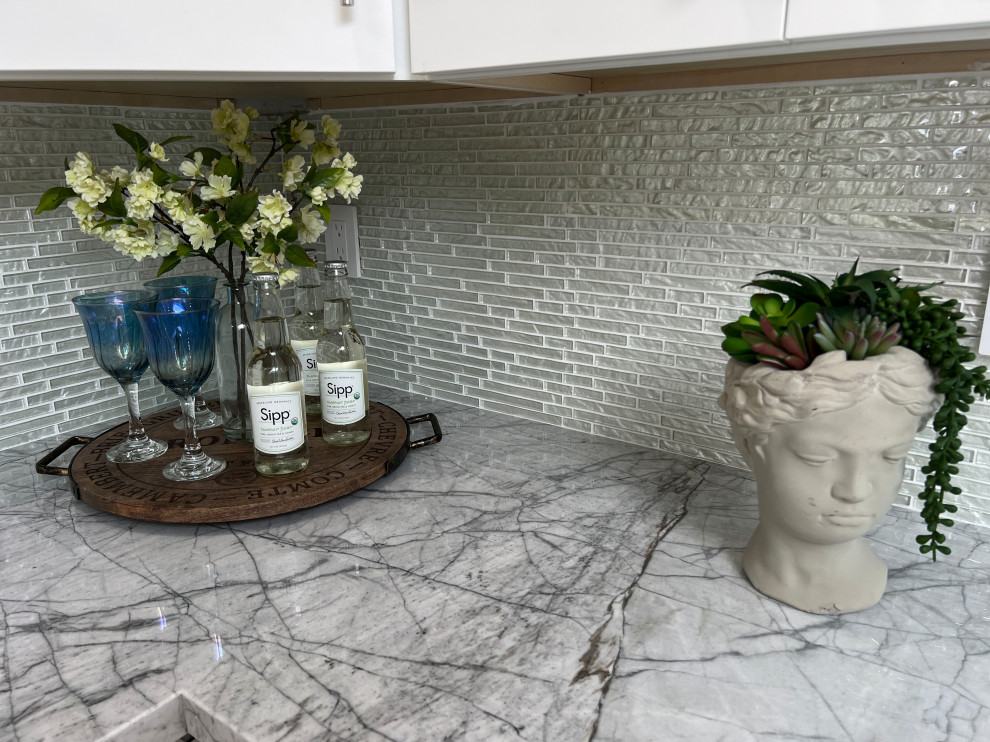 Transitional home design photo in Boston