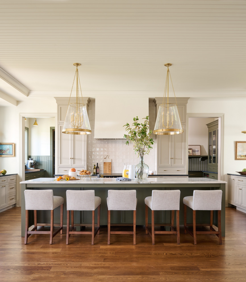 Example of a country kitchen design in Baltimore