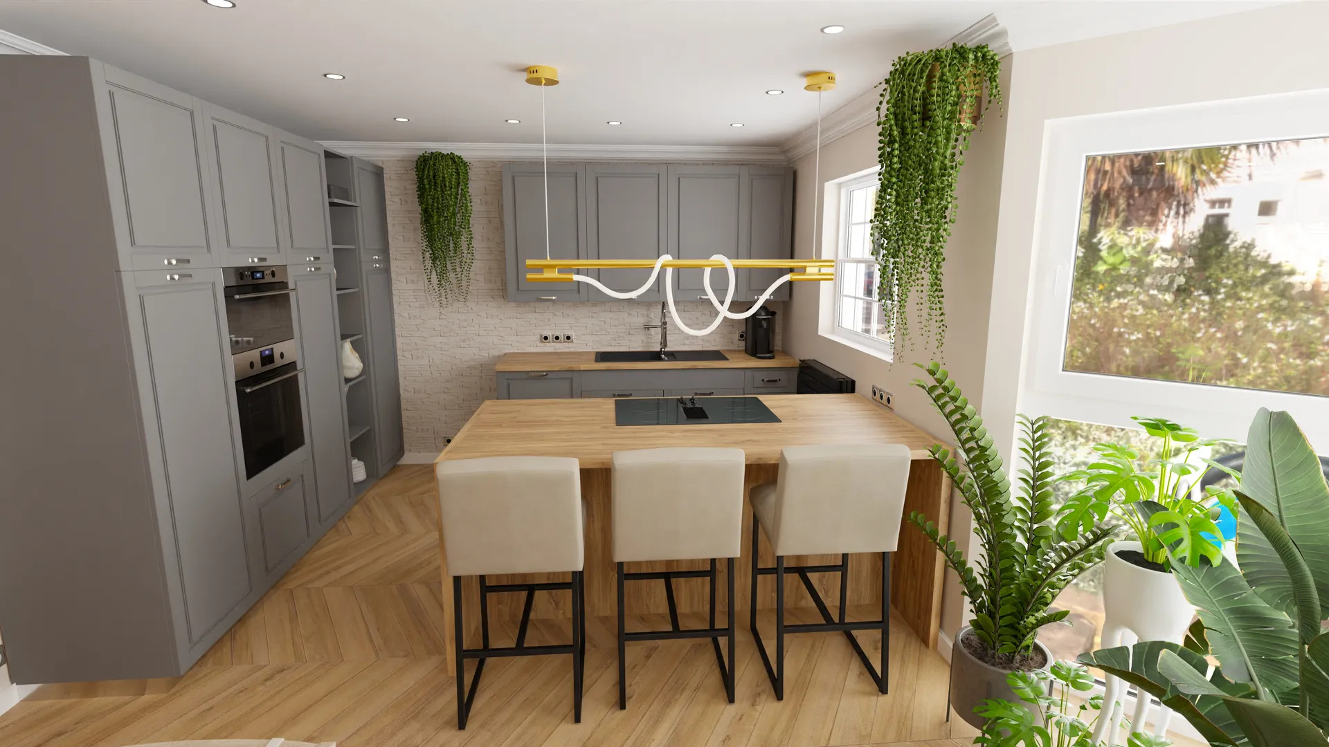 Rénovation complète, réunification de plusieurs appartements d'un petit immeuble