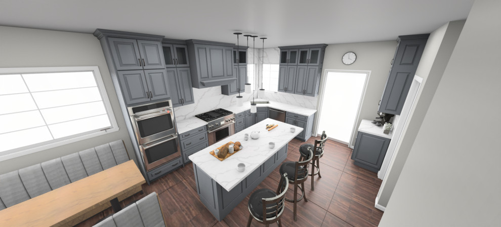 Comments on kitchen design (function not form...yet) | Houzz Forum