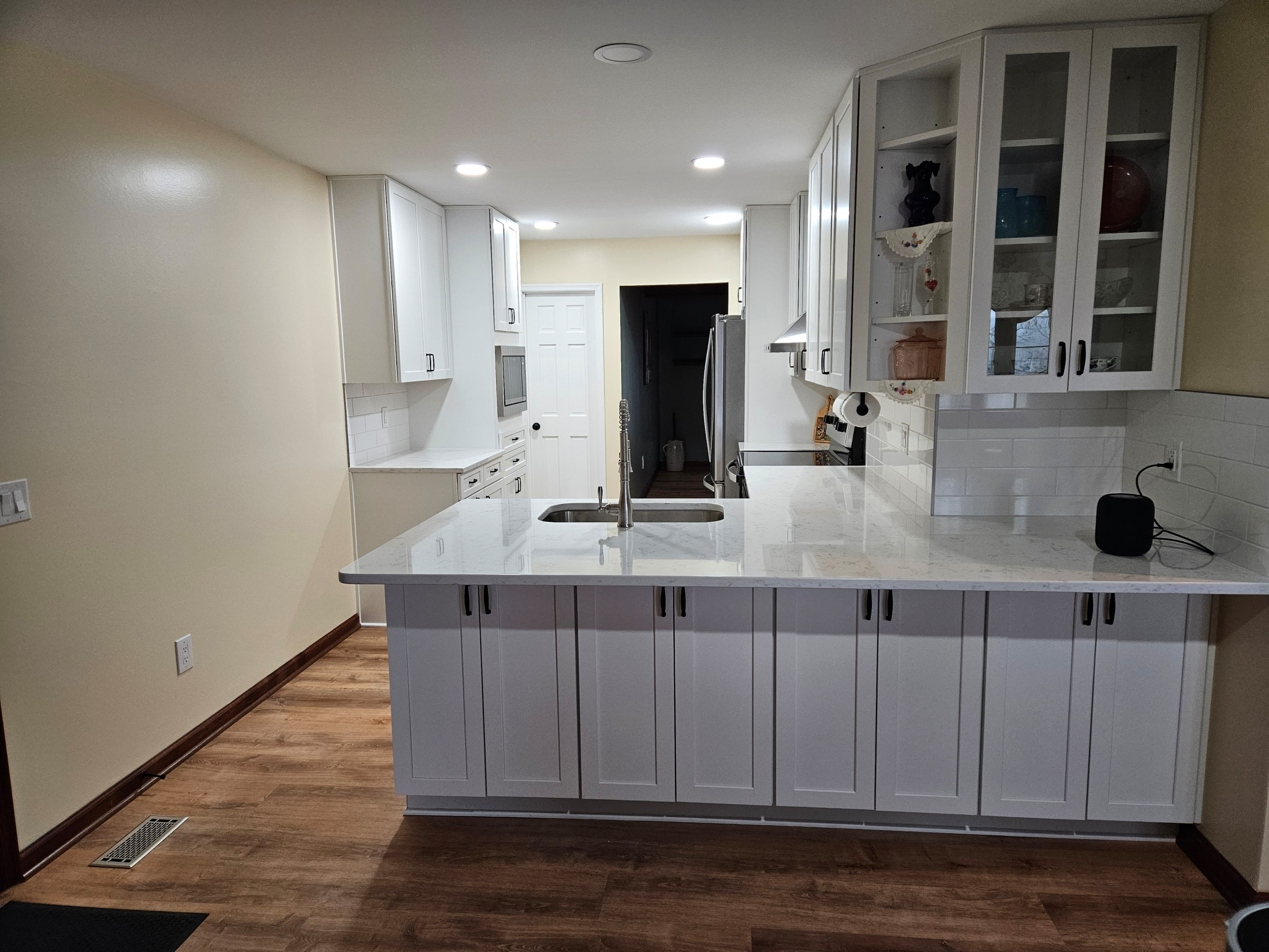 White Modern Kitchen Update