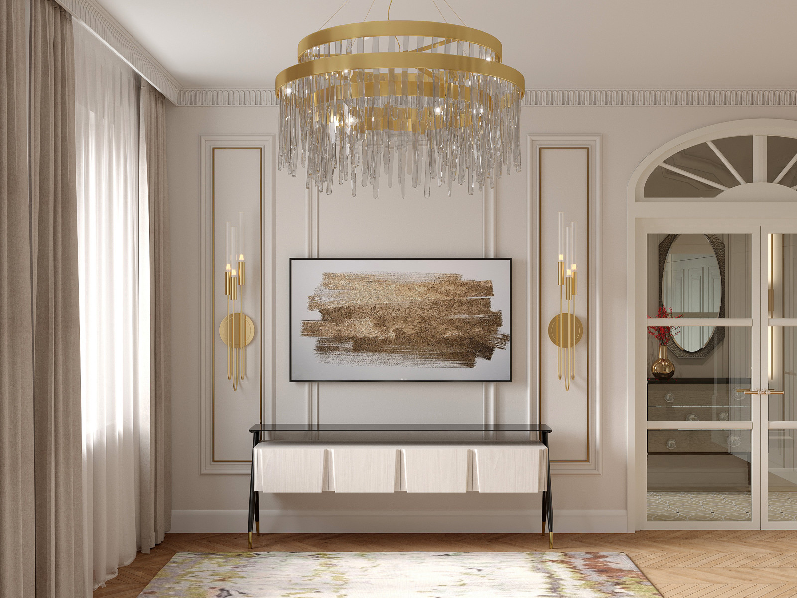 Проект двухуровневой квартиры на ул.Тверская