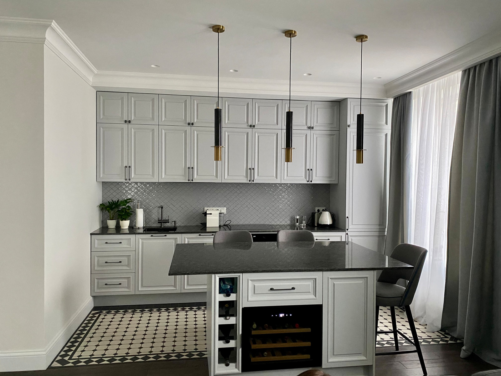 Кухня в американском стиле