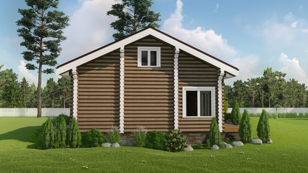 банный комплекс из бревна 240мм