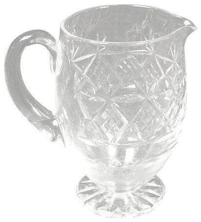 Vintage English Cut Glass Water Pitcher