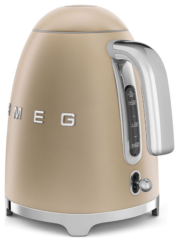 Smeg 50's Retro Style Aesthetic KLF03 Champagne Electric Kettle