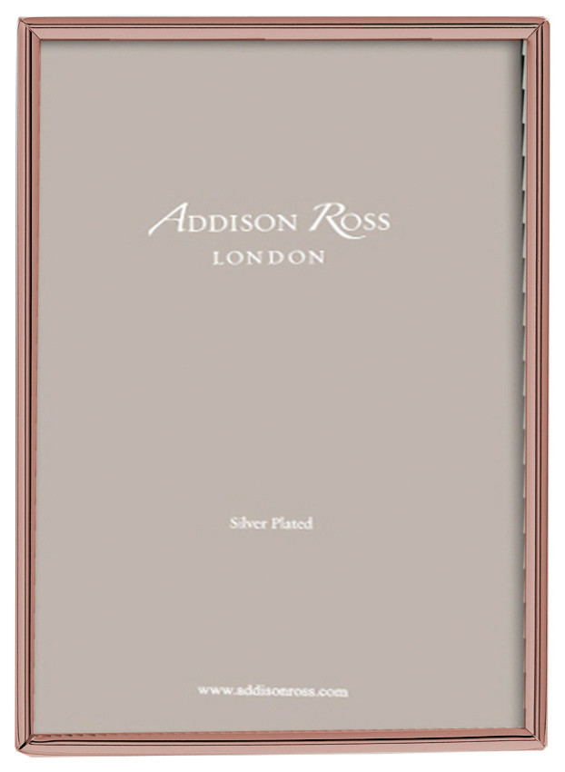 Addison Ross Thin Rose Gold Picture Frame, 5x7 Traditional Picture
