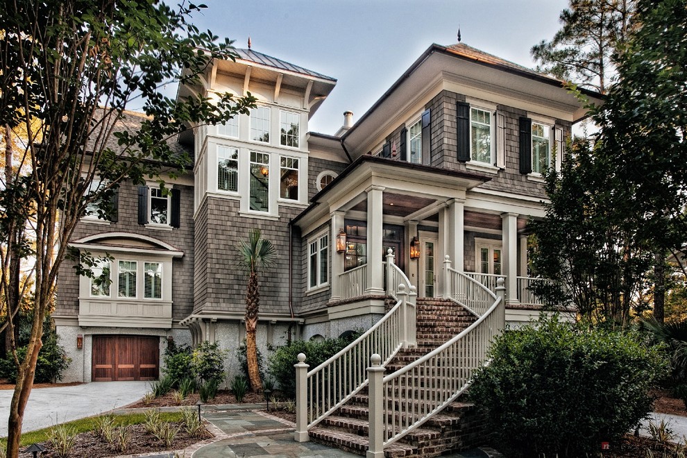 Buffington Homes, Kiawah Island Beach Style Exterior Charleston
