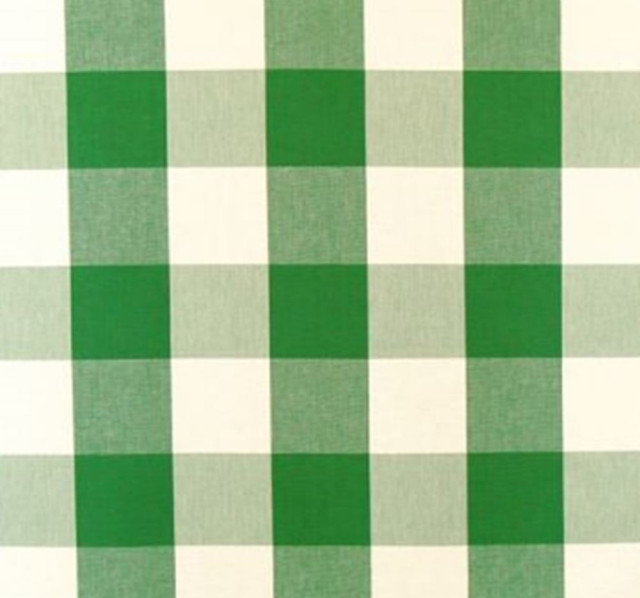 4" Green Buffalo Check Fabric home decorating material Farmhouse Drapery Fabric by Brick